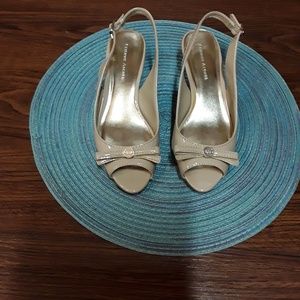 Etienne Aigner Nude Slingbacks